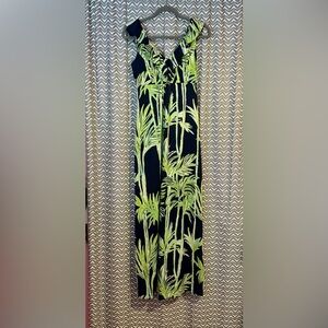 Lilly Pulitzer | Silk Palm Print Maxi Dress, size XS